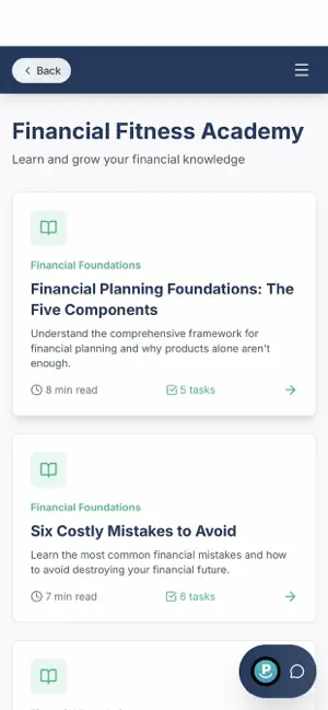 Financial Fitness Passport screenshot 3