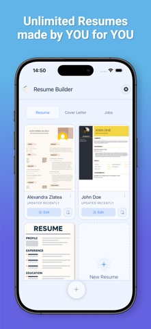 Resume Maker:AI resume builder iPhone screenshot