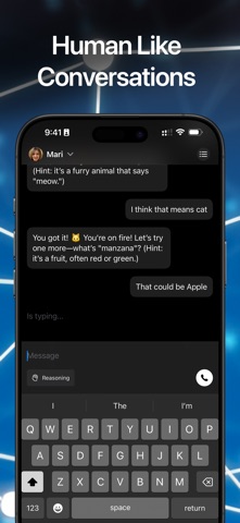 SpeakSheep AI - Talk and Learn iPhone screenshot