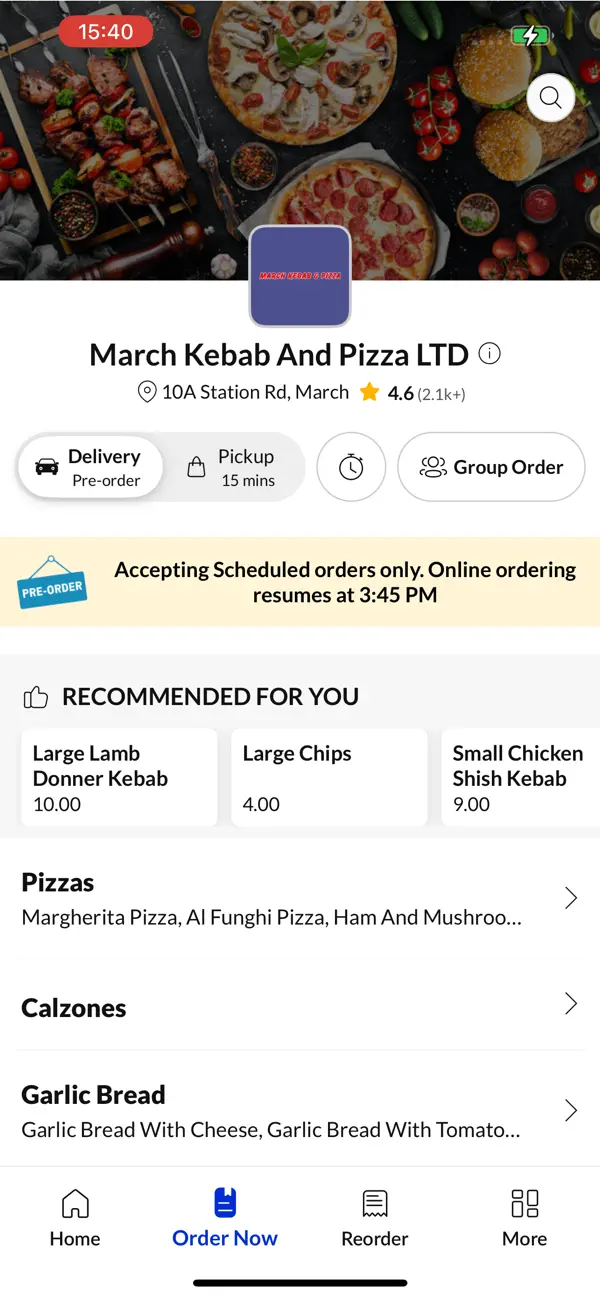 Screenshot #2 pour March Kebab And Pizza LTD