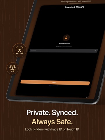 The Binder: Document Organizer iPad screenshot