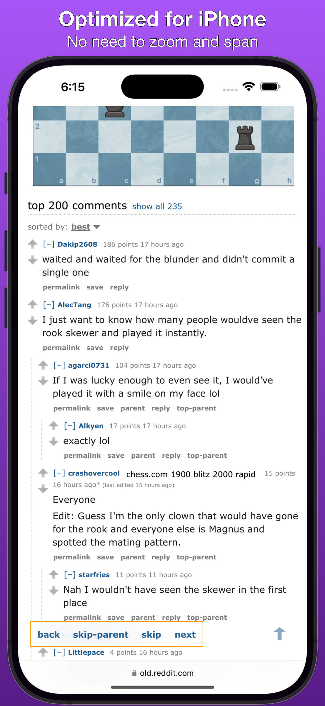 Yesterday For Old Reddit