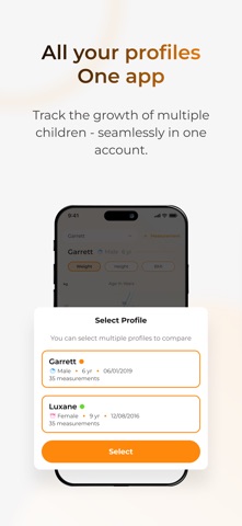 Giraffe Growth Tracker screenshot
