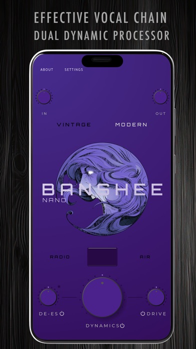Banshee Nano - Vocal Plugin Screenshot