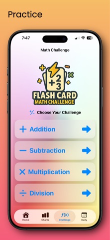 Flash Card - Math Challenge screenshot