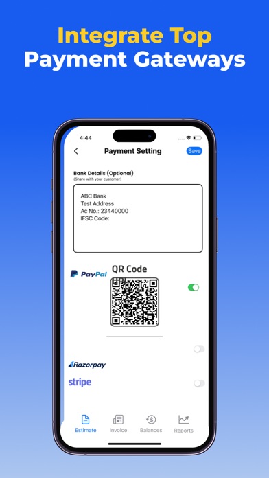 Invoice Maker & Estimates App Screenshot