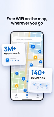 WiFi Passwords: 3M+ Hotspots iPhone screenshot