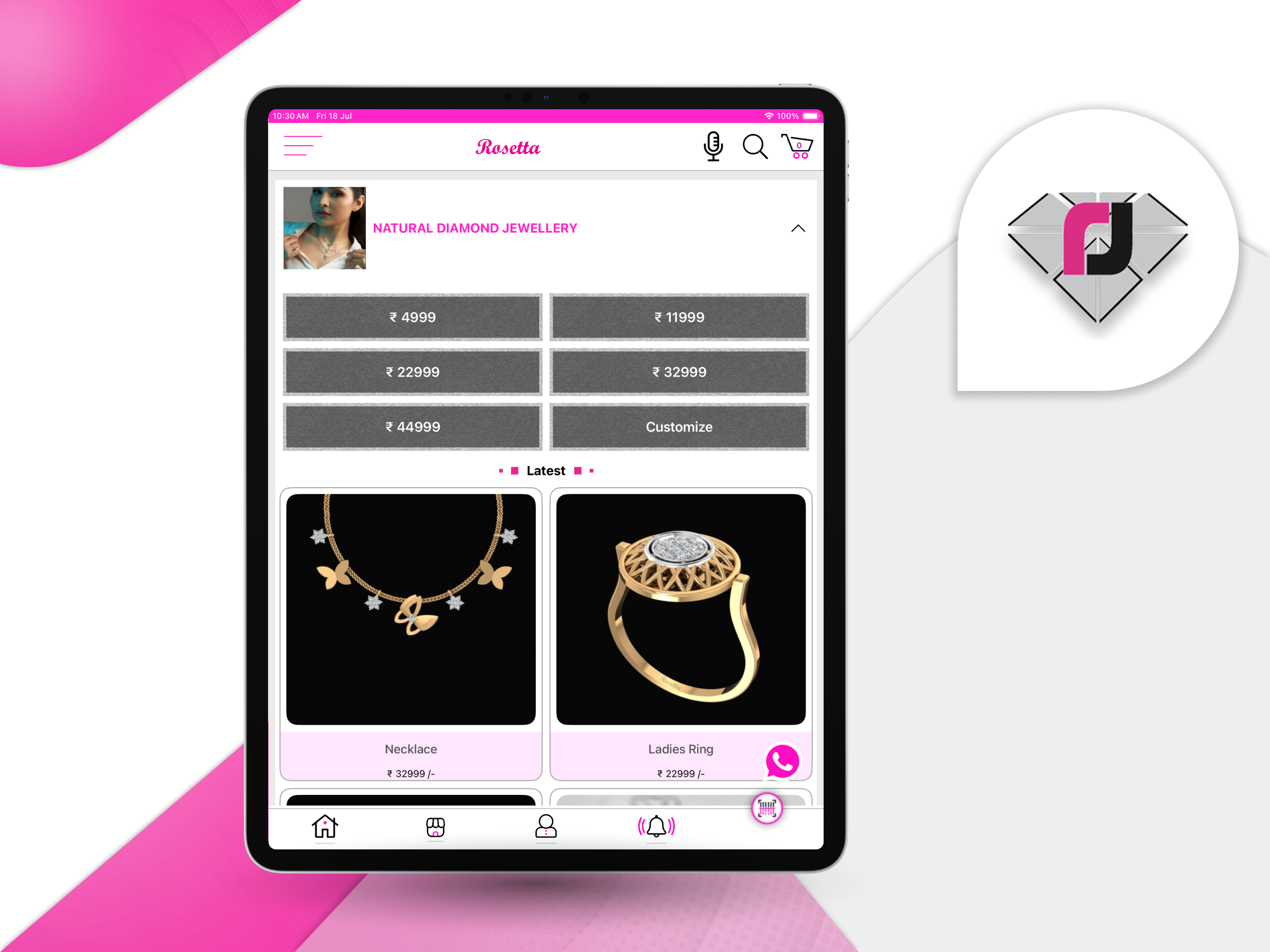 Rosetta Diamond Jewellery