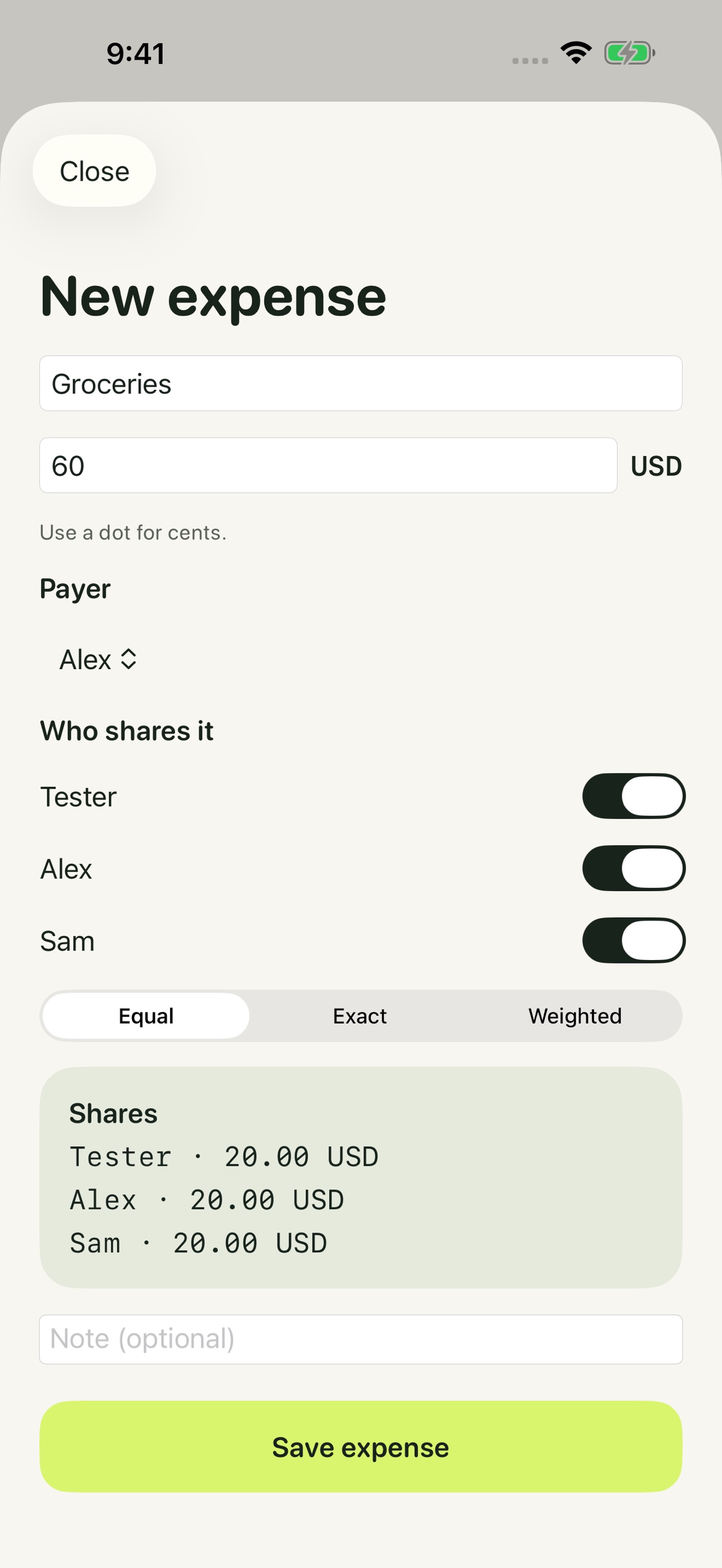 Screenshot 2 of Broski: Split Bills