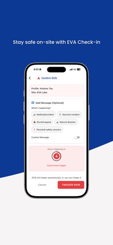 EVA Check-in | Visitor sign-in iPhone screenshot
