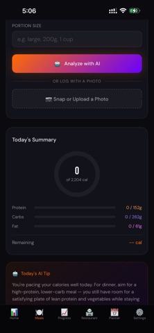 Zero to Hero: Calorie Tracker Screenshot 3 of 5