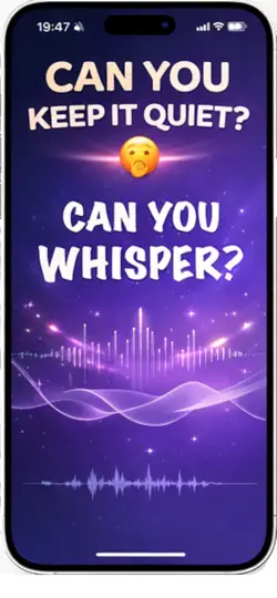 Capture d'écran de Can You Whisper? sur iPhone 2