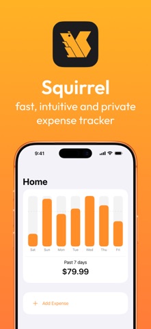 Squirrel - Expense Tracker Screenshot 1 of 5