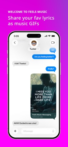 Feels Music Messaging Screenshot 1 of 6