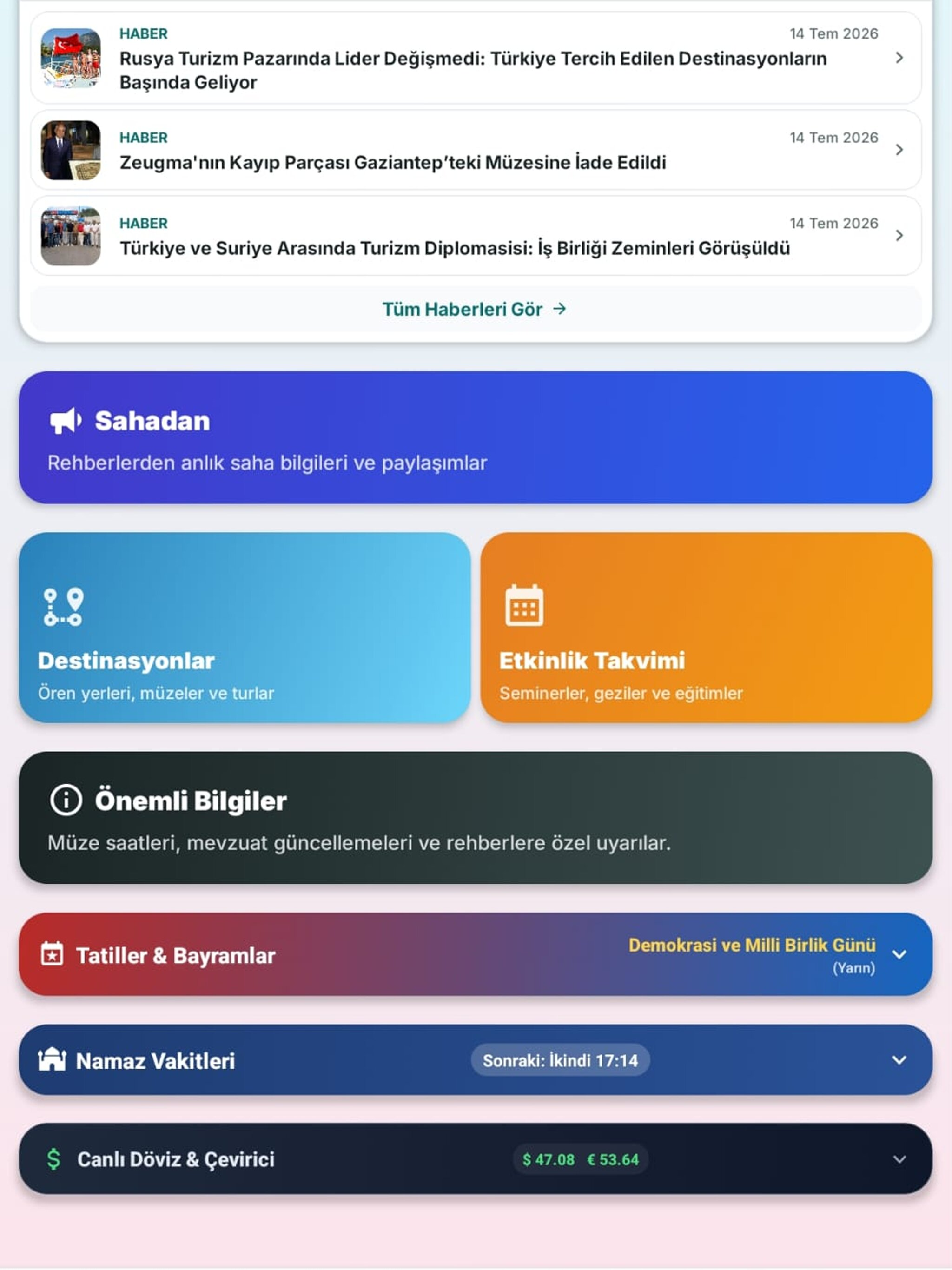 Rehberim: Tur Rehberi Asistanı screenshot 11
