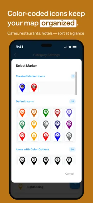 MyMap: Save Places & Pin Map screenshot 4