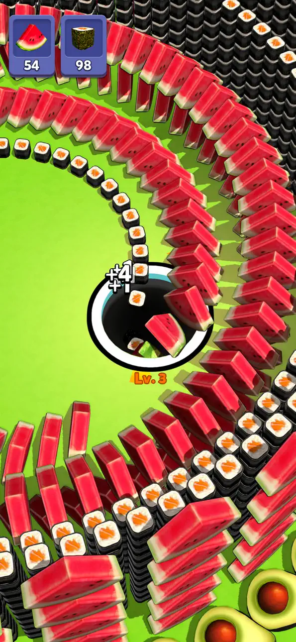 All in Hole: Black Hole Games iOS Mod IPA screenshot 1 - iOS game interface