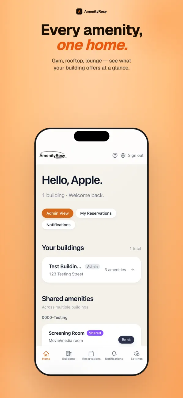 Screenshot #3 pour AmenityResy