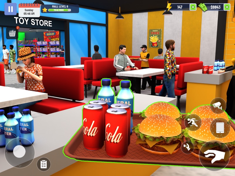 Mall & Fast Food Simulator 3D screenshot 7