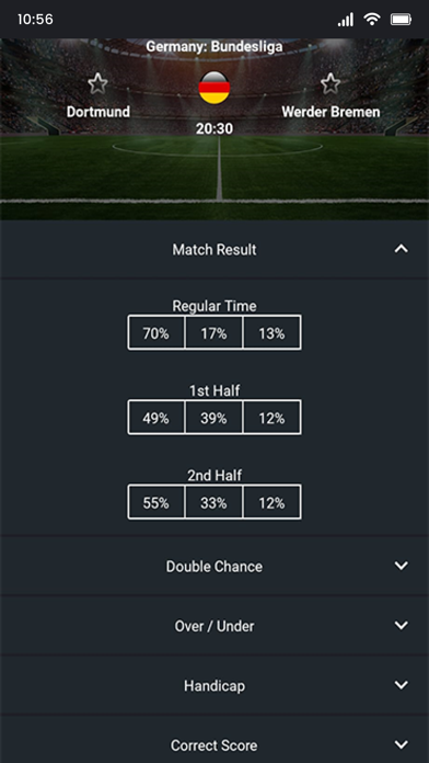 Milione Sports Screenshot