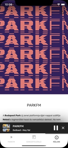 ParkFM screenshot