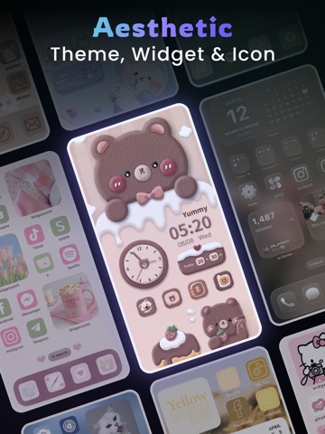 Theme Wallpaper : Widget Notch iPad screenshot