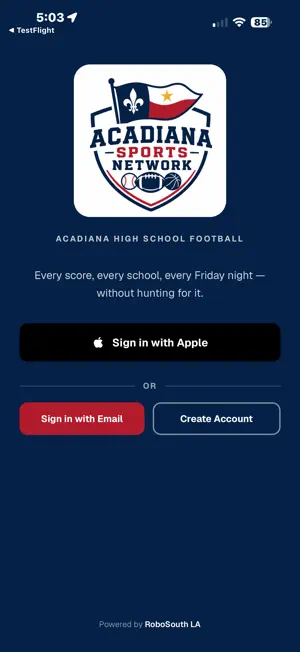 Acadiana Sports Network screenshot 1