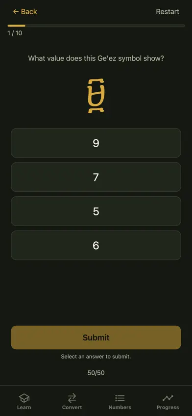 Geez Numbers screenshot 5