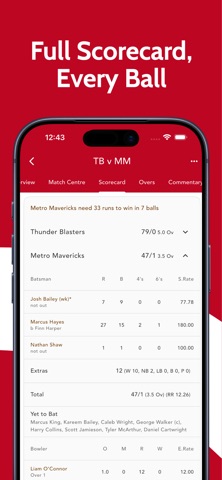 CricScorer-Cricket Scorer App screenshot