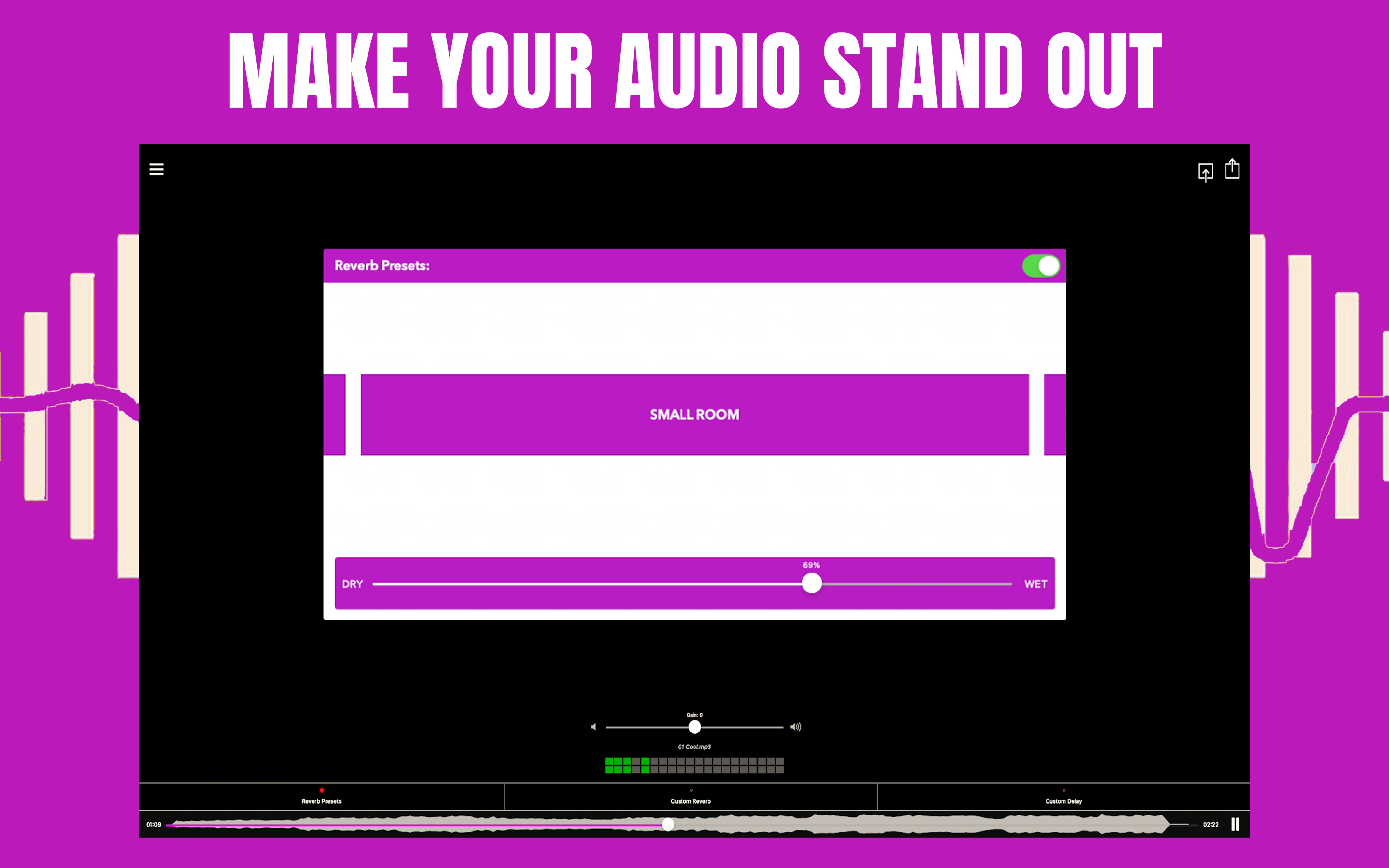 Audio Reverb & Delay AudioVerb