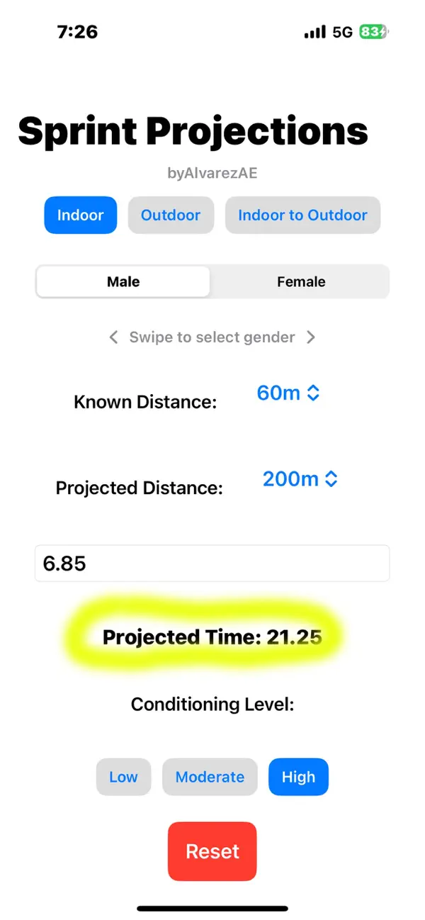 Screenshot #3 pour Sprint Projections App