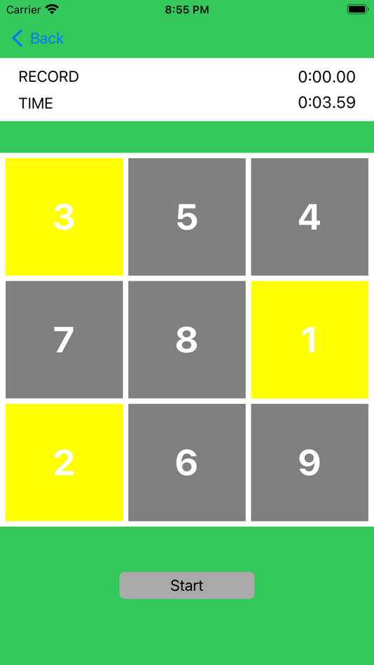 #2. Touch The Number - Simple (iOS) By: Ryouhei Azuma