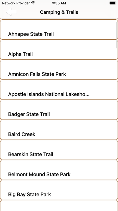 Screenshot #3 pour Wisconsin-State Parks & Trails