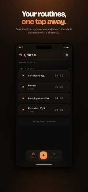 QMate: Interval Timer screenshot 1