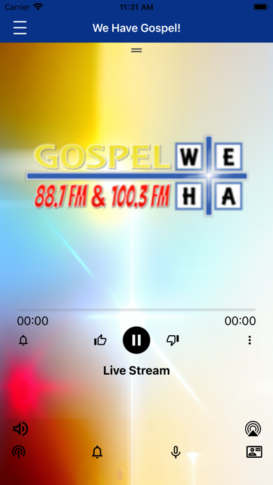 WE HAVE GOSPEL | WEHA  (RADIO) app screenshot