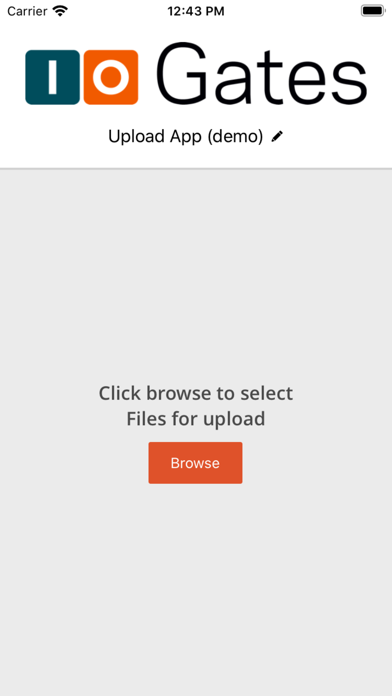 Screenshot #2 pour ioGates Upload