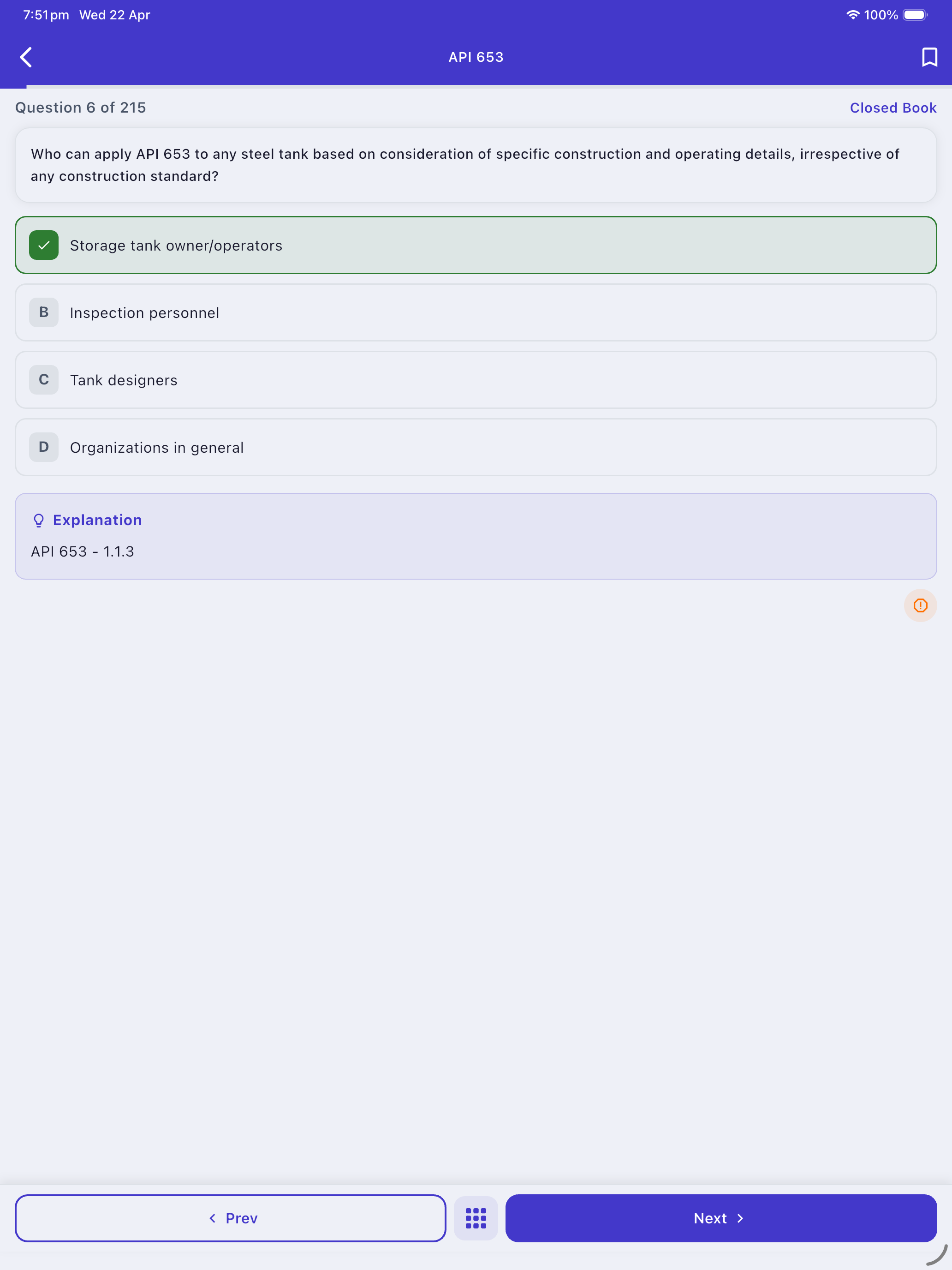 API 653 helpmate