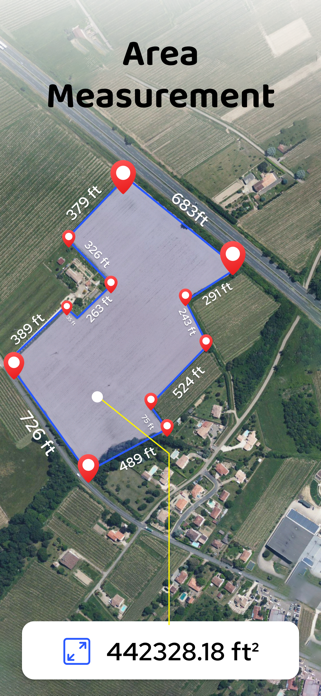 GPS Coordinator Area Measure Screenshot 4 of 9