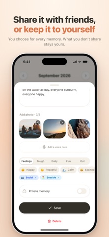 Daily — Mood & Memories Screenshot 6 of 10