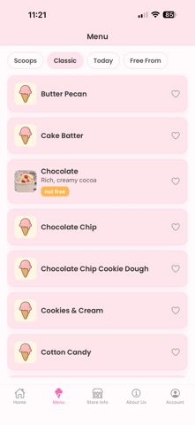 Flo's Premium Ice Cream iPhone screenshot