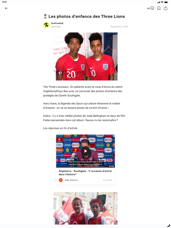Screenshot #5 pour OneFootball - Actu du Football