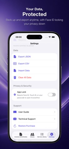 InvoiceHive: Estimates & Bills iPhone screenshot
