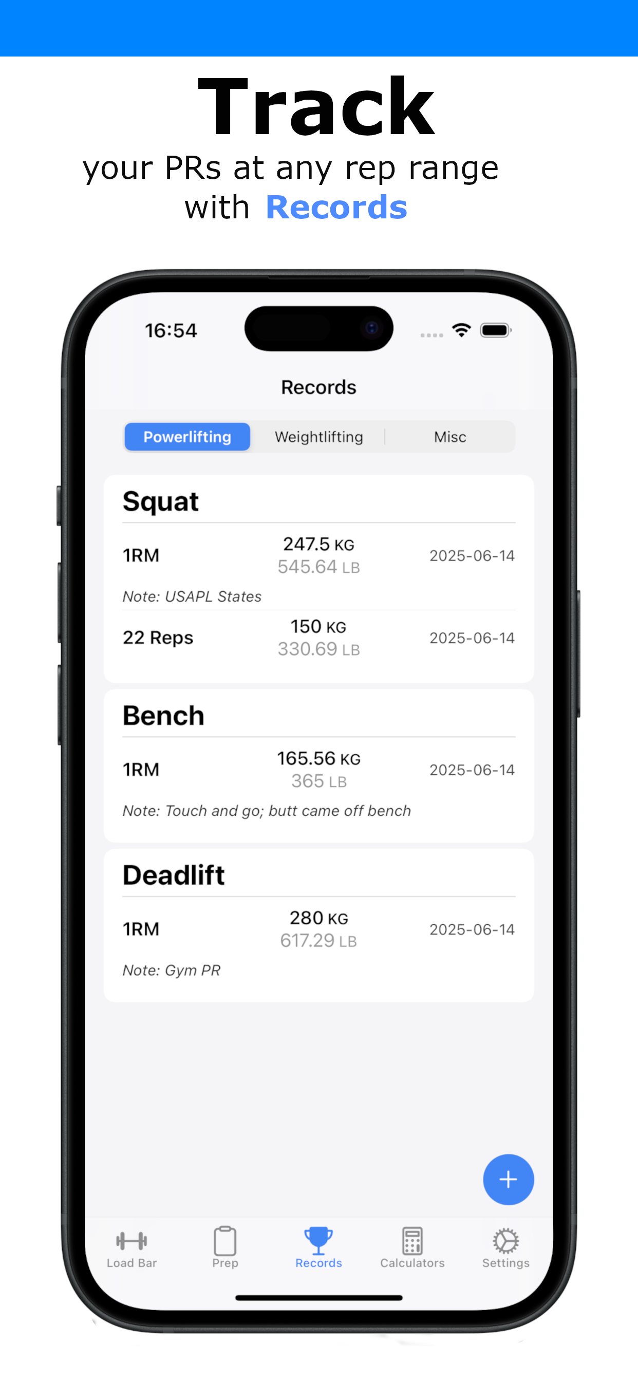 Bar Is Loaded - Gym Calculator
