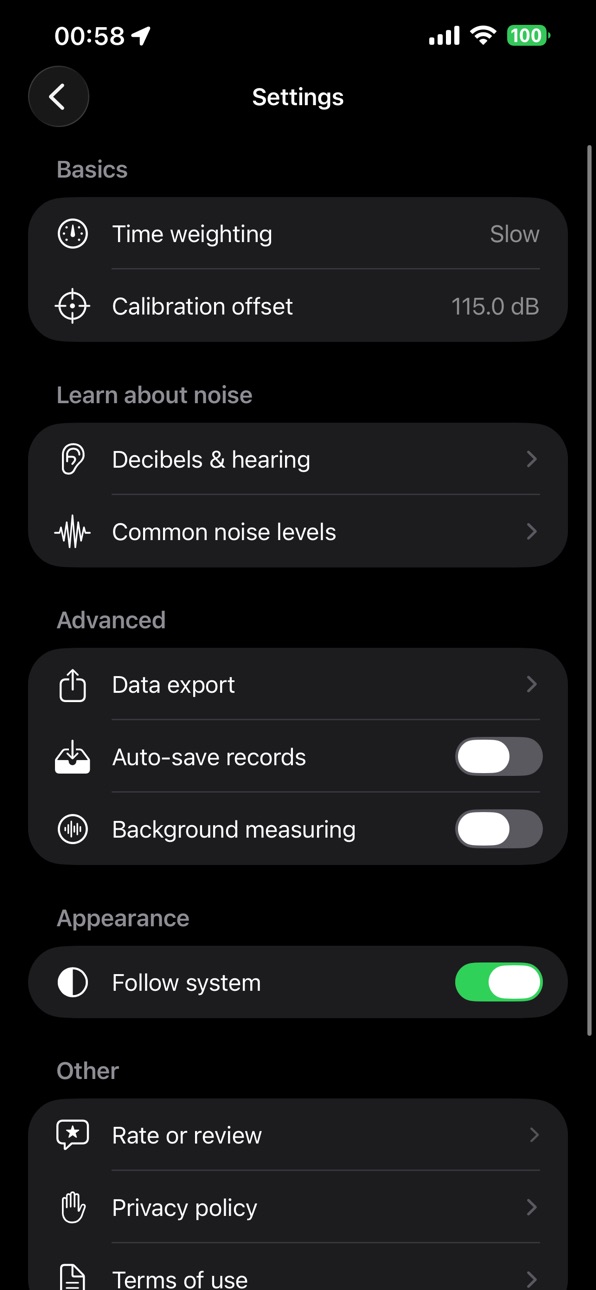iPhone screenshot