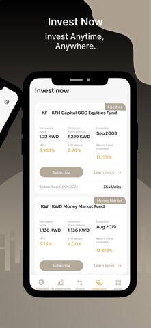 KFH Wealth screenshot