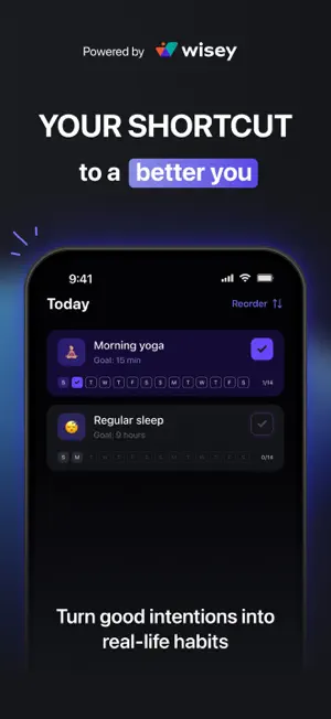 Wisey: Habit Builder screenshot 1