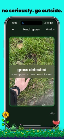 touch grass: screen time limit Screenshot 5 of 5