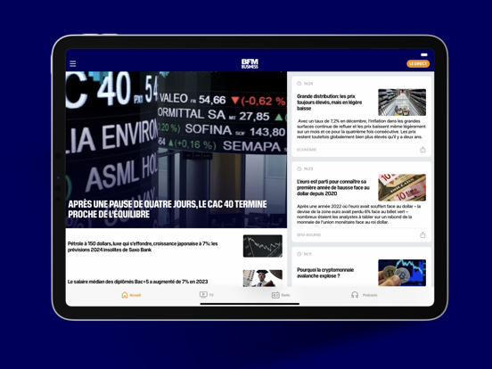 Screenshot #4 pour BFM Business: news éco, bourse
