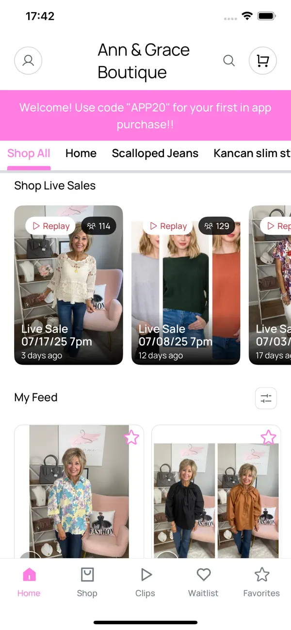 Screenshot #2 pour Ann & Grace Boutique