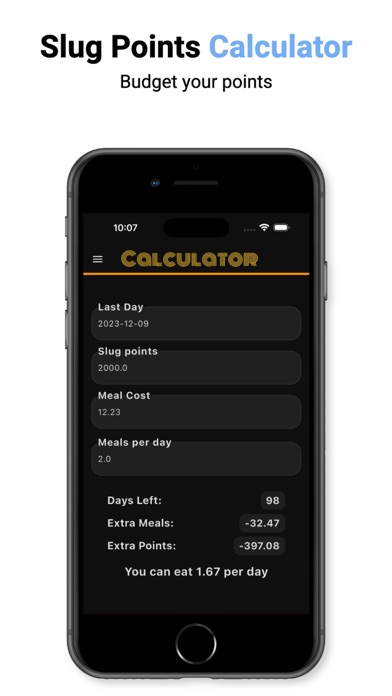 UCSC Menu Screenshot